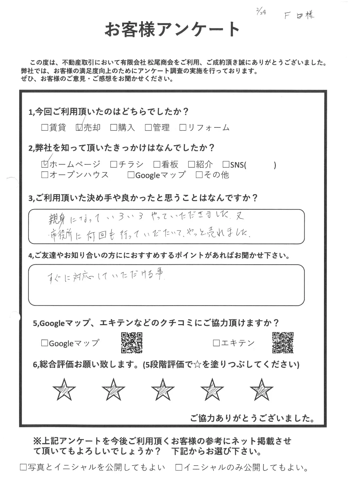 【売却】長年売却に悩んでいた物件の売却