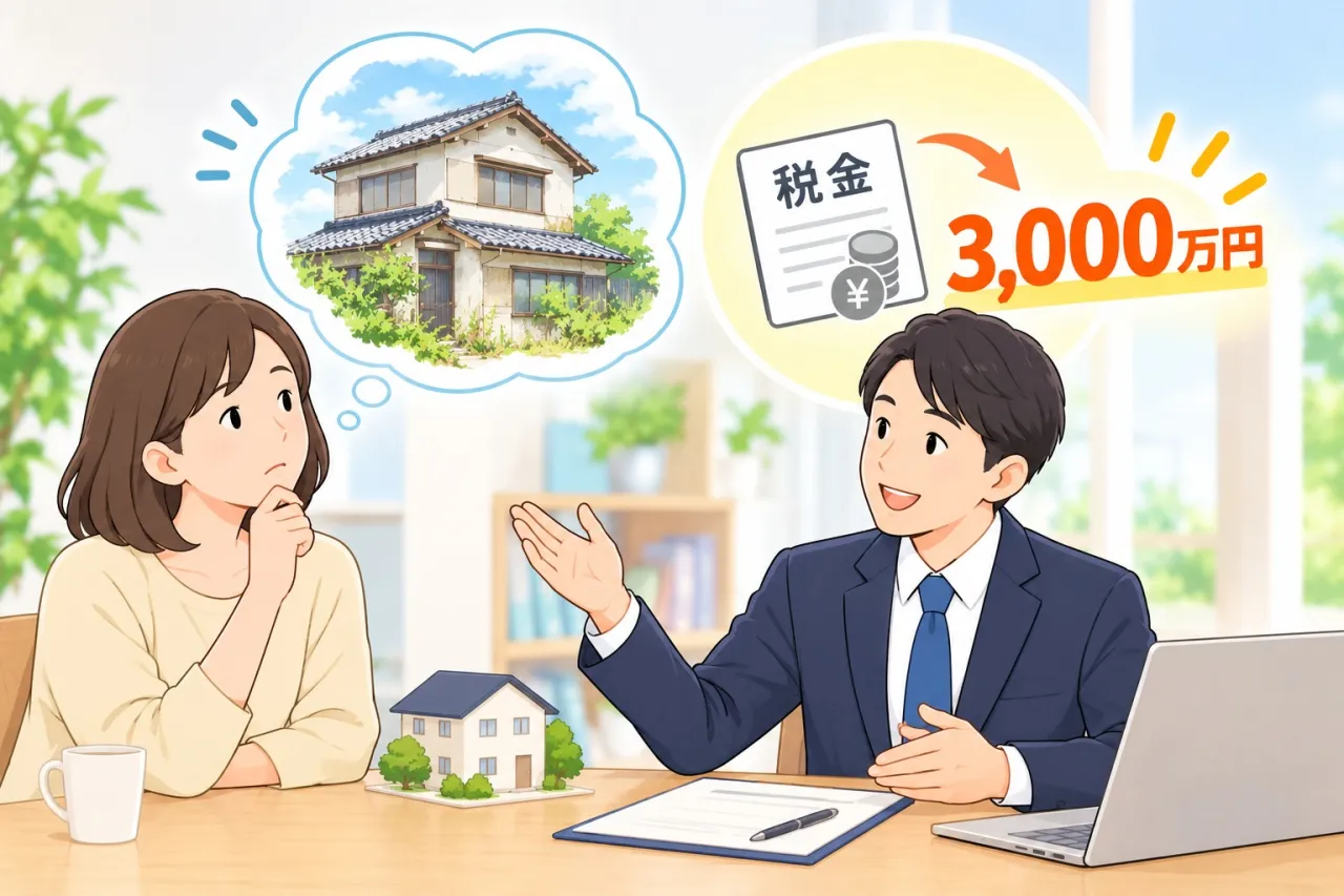 空き家売却時の3000万円控除条件解説！